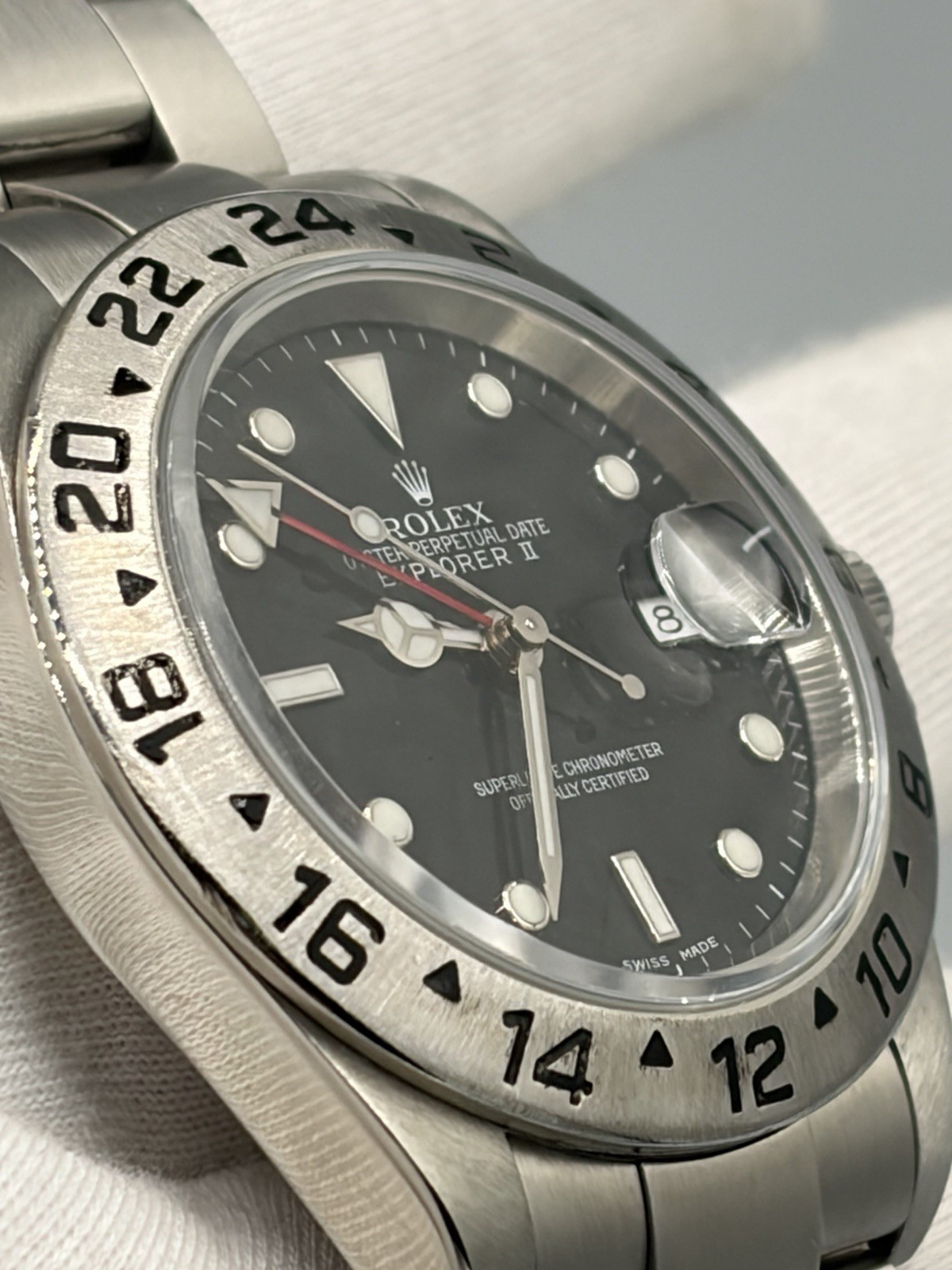 2002 Rolex Explorer II 16570 (Black Dial) Y Serial – Fresh Service, Unworn Since