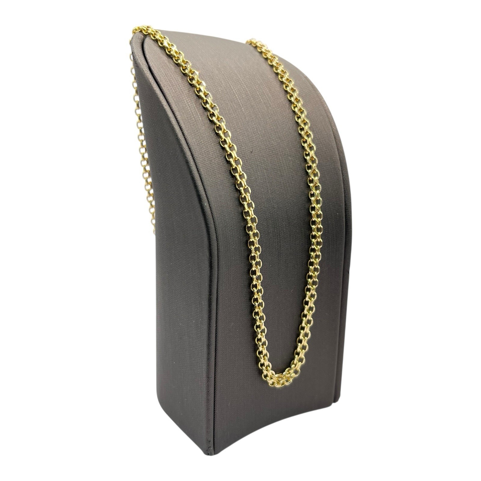 9ct 9K Yellow Gold Italian Bismark Link Chain Necklace 4.40 Grams 45.5cm. New