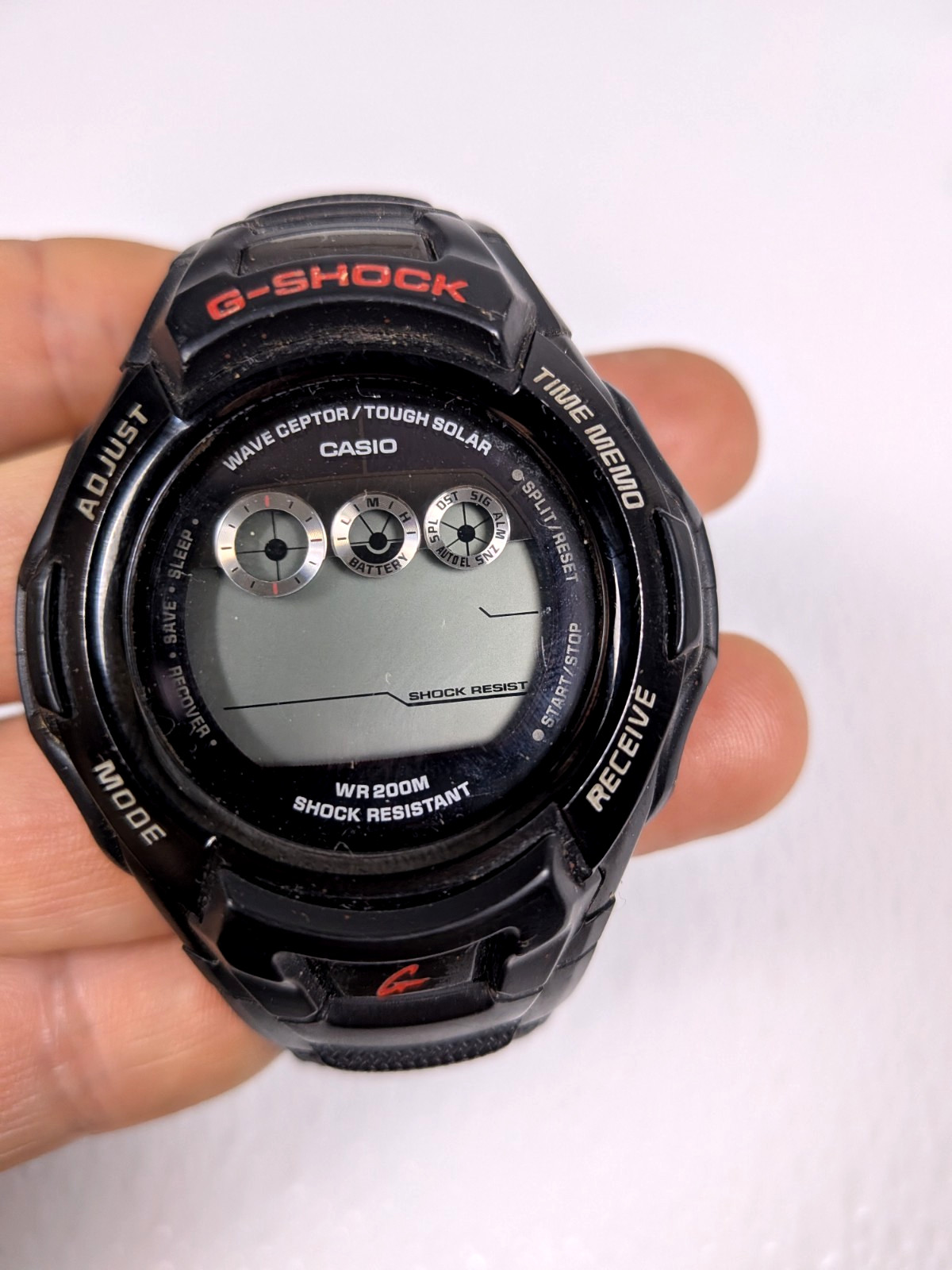 Casio G Shock Watch Men Digital Tough Solar 2688 GW-530A Black / Untested