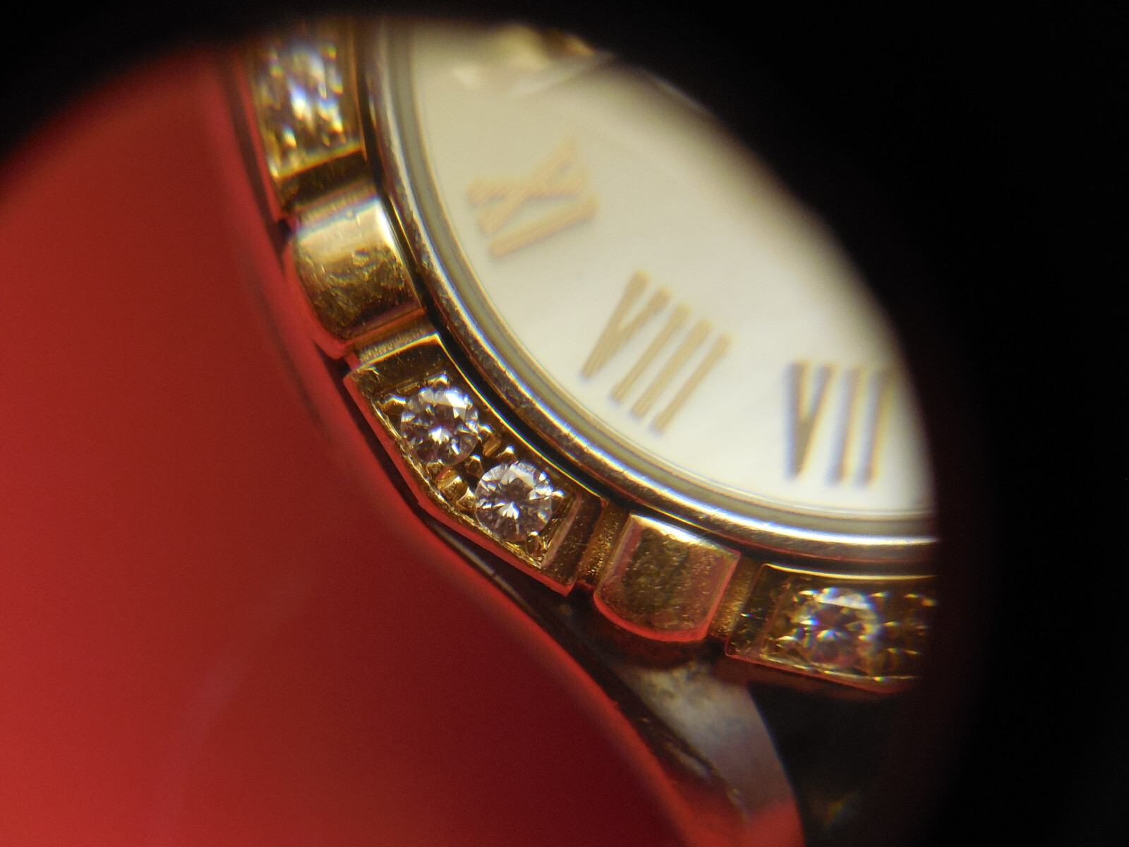 CONCORD SOLID 18K / STEEL DIAMOND CURRENT MODEL SARATOGA 23MM WATCH