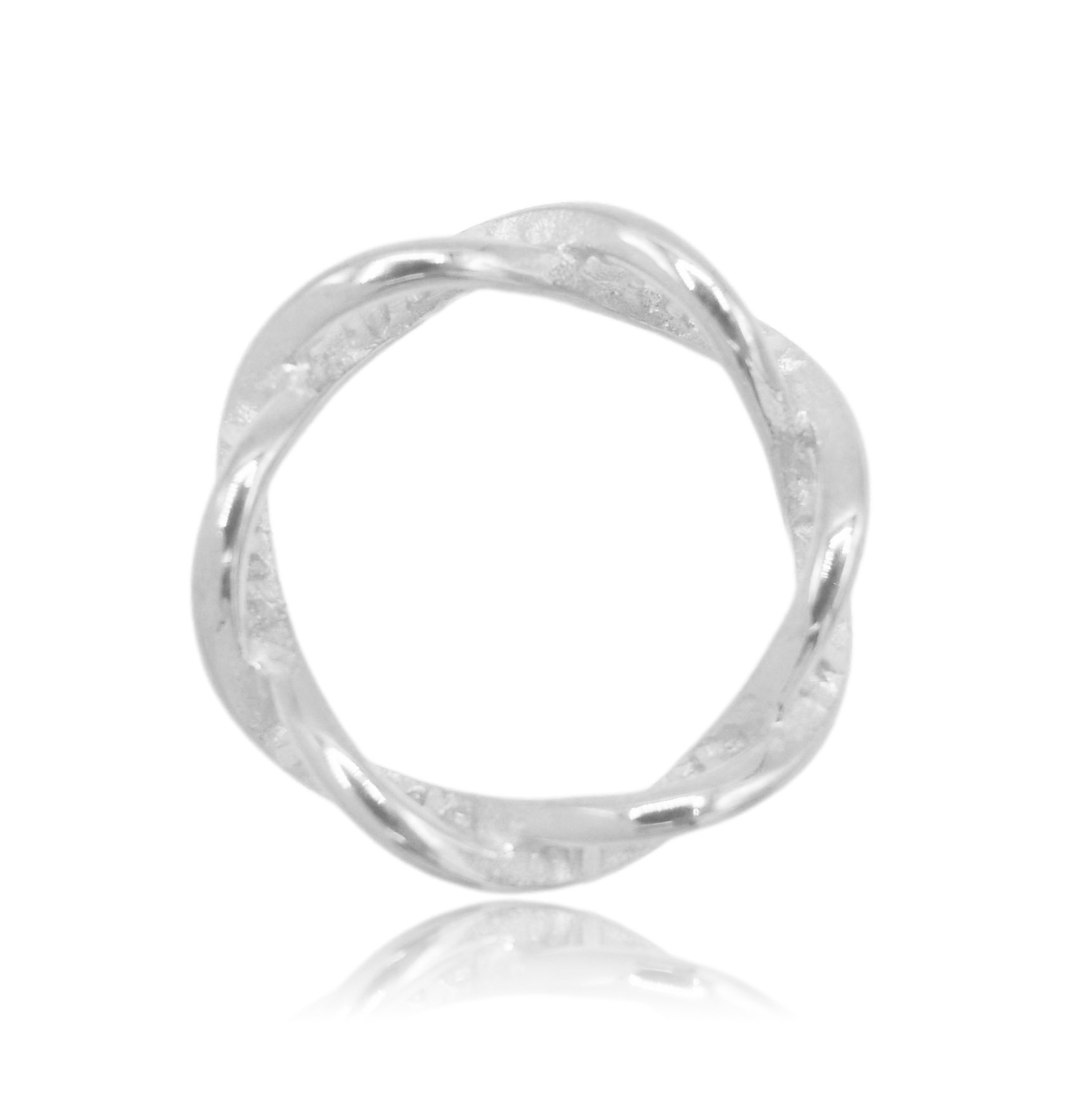 DNA Double Helix Science Stainless Steel Ring