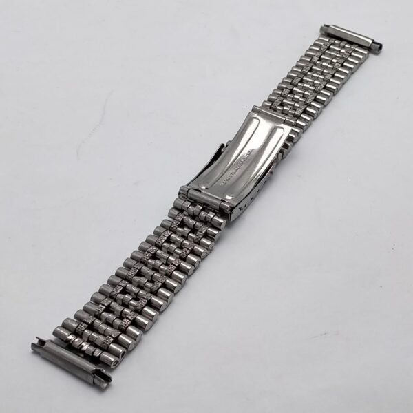 Adjustable 16 mm To 22 mm Seiko Rail Road Stainless Steel Vintage Watch Bracelet