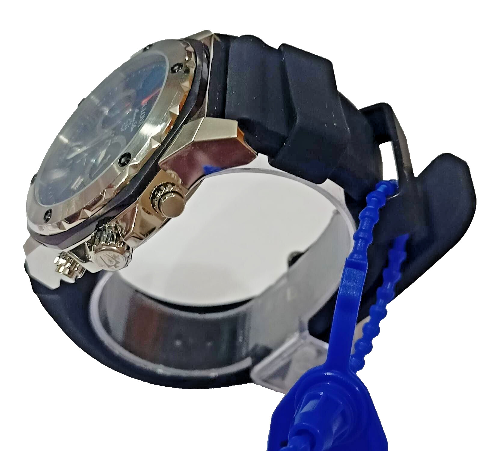 98B258 BULOVA MARINE STAR CHRONOGRAHP BLUR DIAL MEN’S WATCH “Photo Sample” M-474