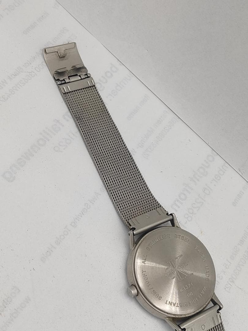 ck Calvin Klein K3321 Minimal Small Seconds Quartz M Dead battery