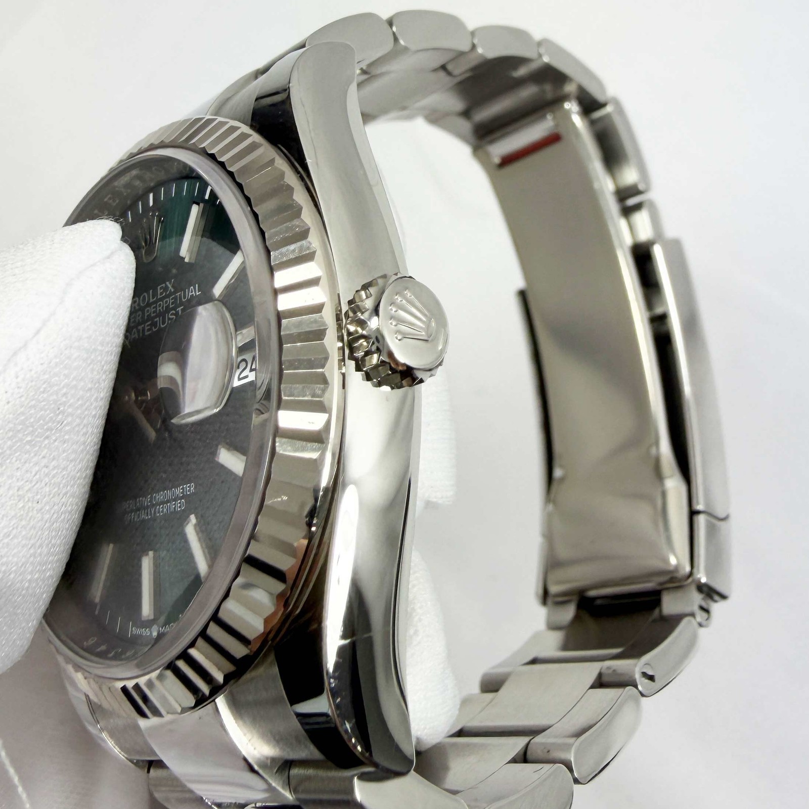 2024 Rolex Datejust 126234 36MM Mint Green Dial Steel Box Papers