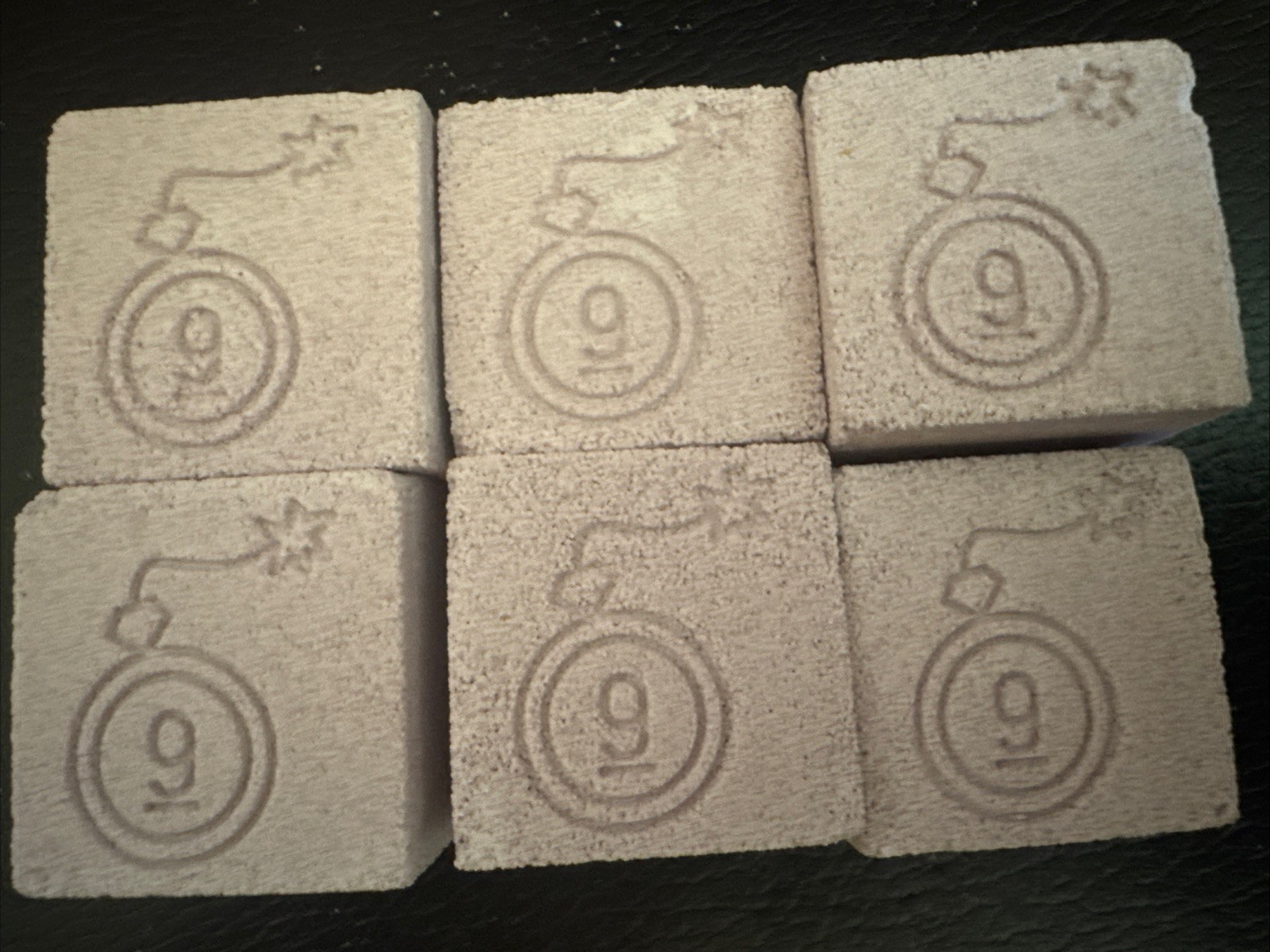 NEW BOMB PARTY OG 2026 UNFIZZED UNREVEALED RINGS SIZE 9 TOTAL OF 6 CUBES