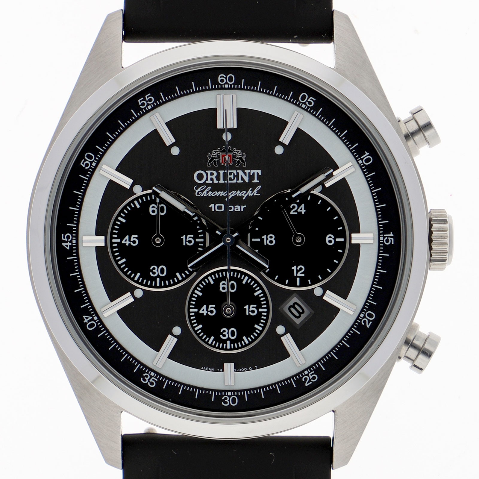 ORIENT TX00-C0-B NEO70’s WATCH Dark gray SS/rubber QZ
