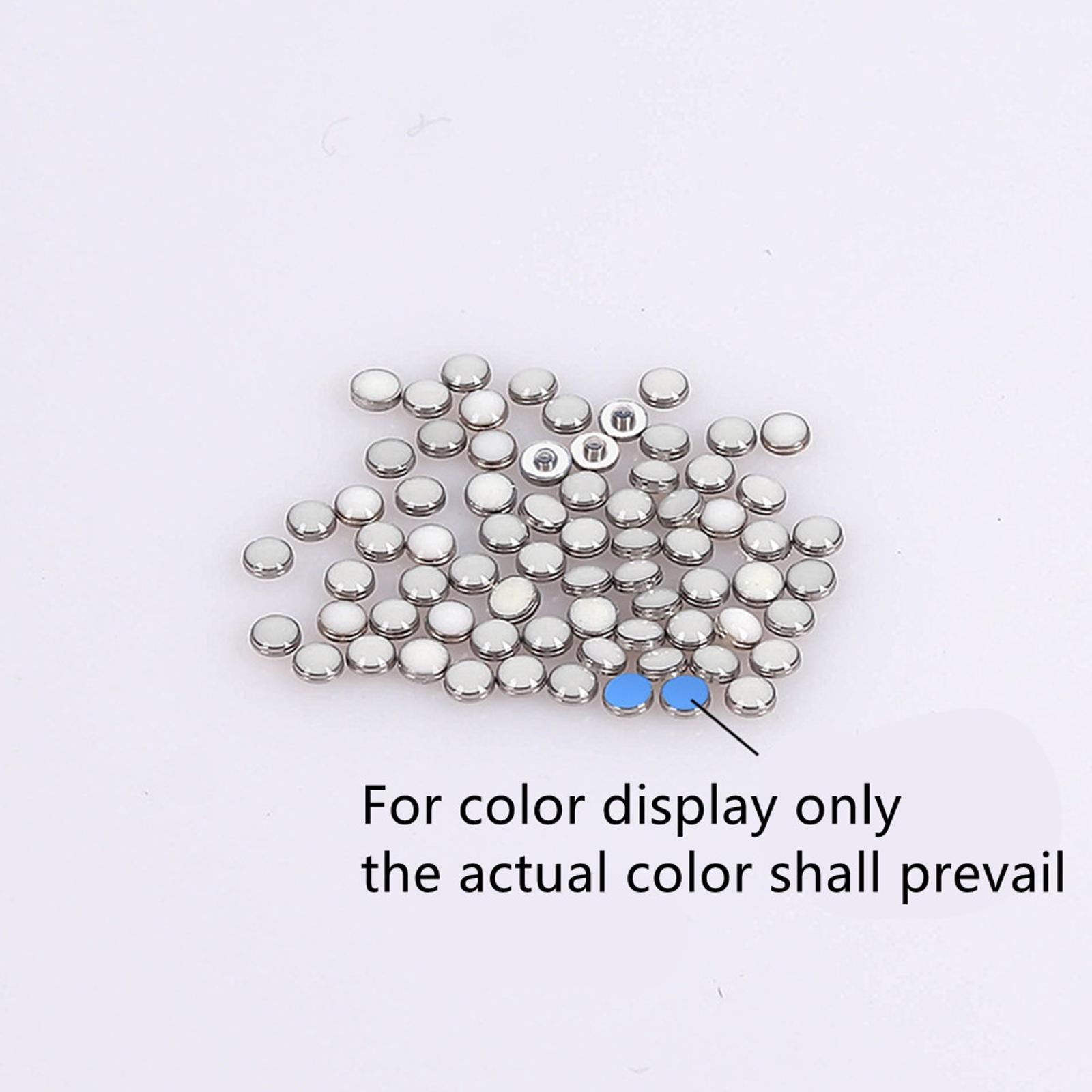 10Pack 2mm Watch Luminous Bezel Night Dots Watch Dial Decorative Accessories