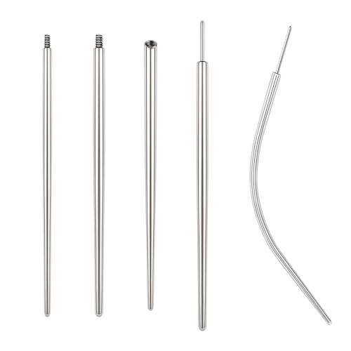 14G 16G 18G 20G Piercing Taper, Stainless Steel Threadless 16G(1.2mm) Mix