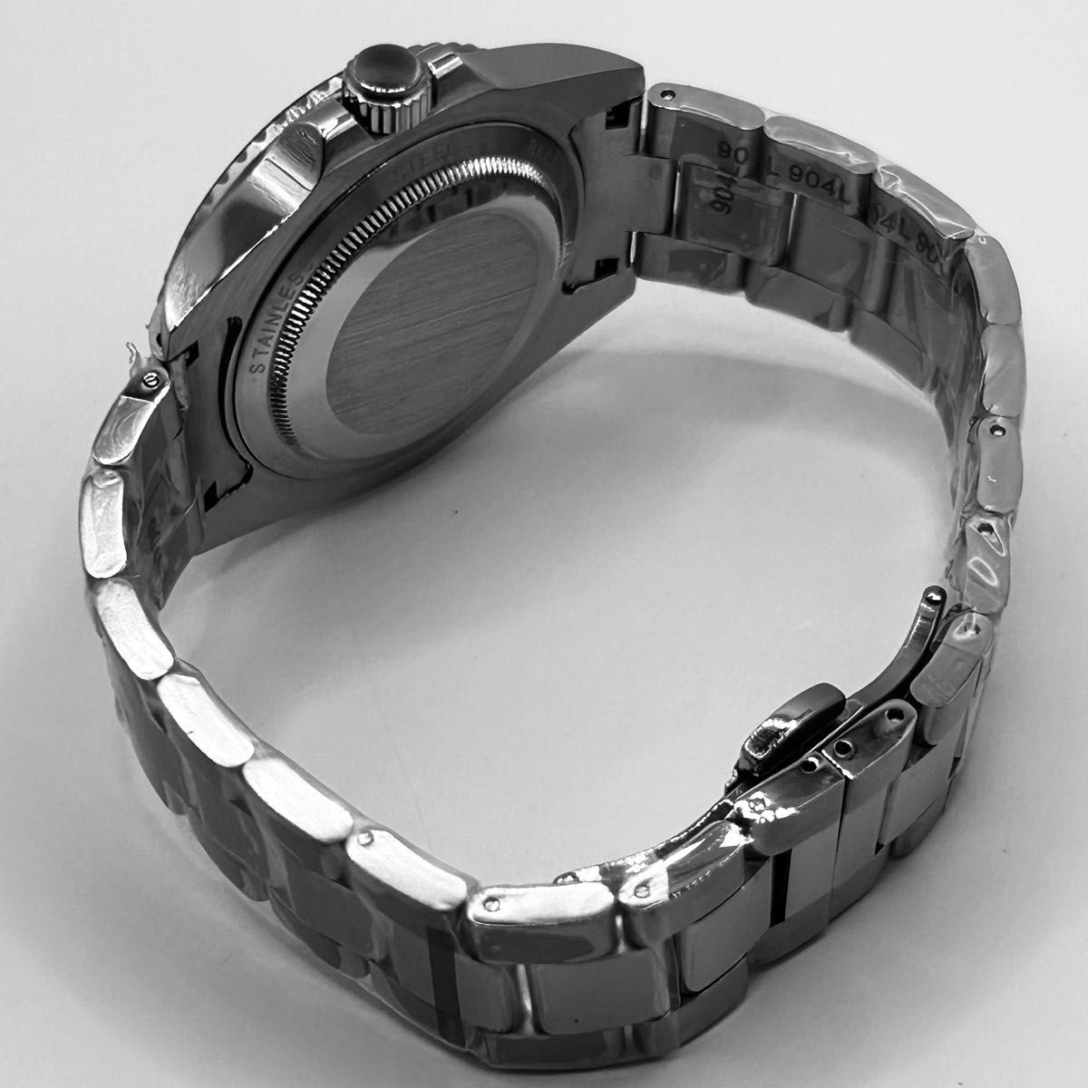 Brand New Belt Adjustment Diver’s MOD Black Dial Black Simple Quartz Silver