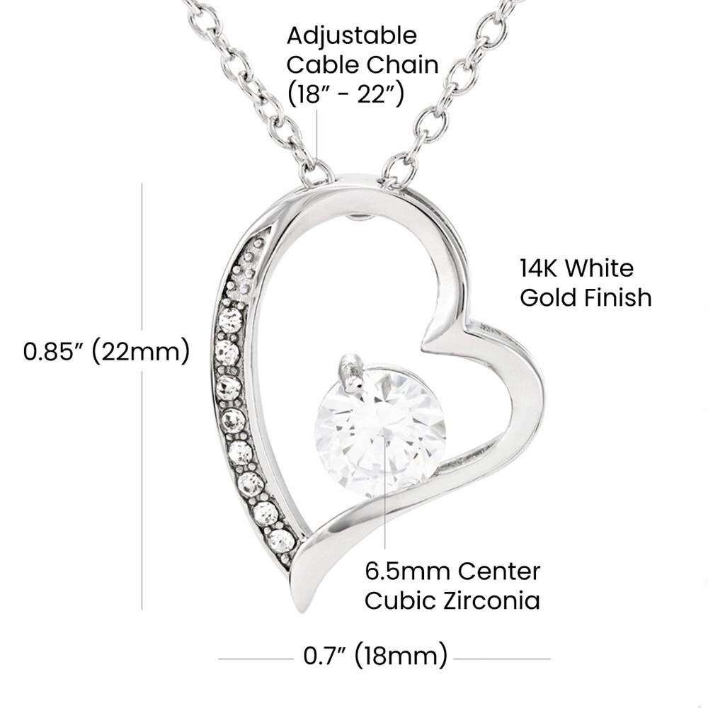 To My Daughter Necklace from Dad, Birthday Gift, Mother’s day Gifts From Dad,Mum