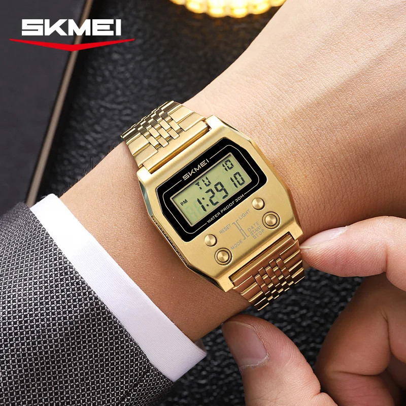 SKMEI 2460 Fashion Brand Men’s Electronic Watch Multifunction Luminous Calendar