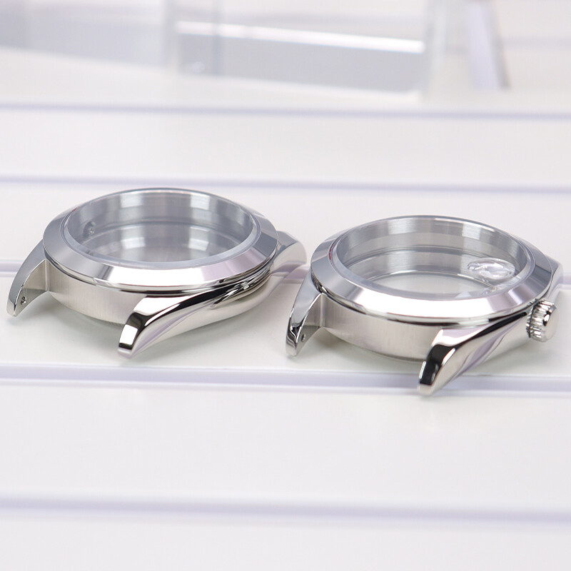 stainless steel Explorer Watch Case nh35 Sapphire Glass For Seiko NH35 nh36 8215
