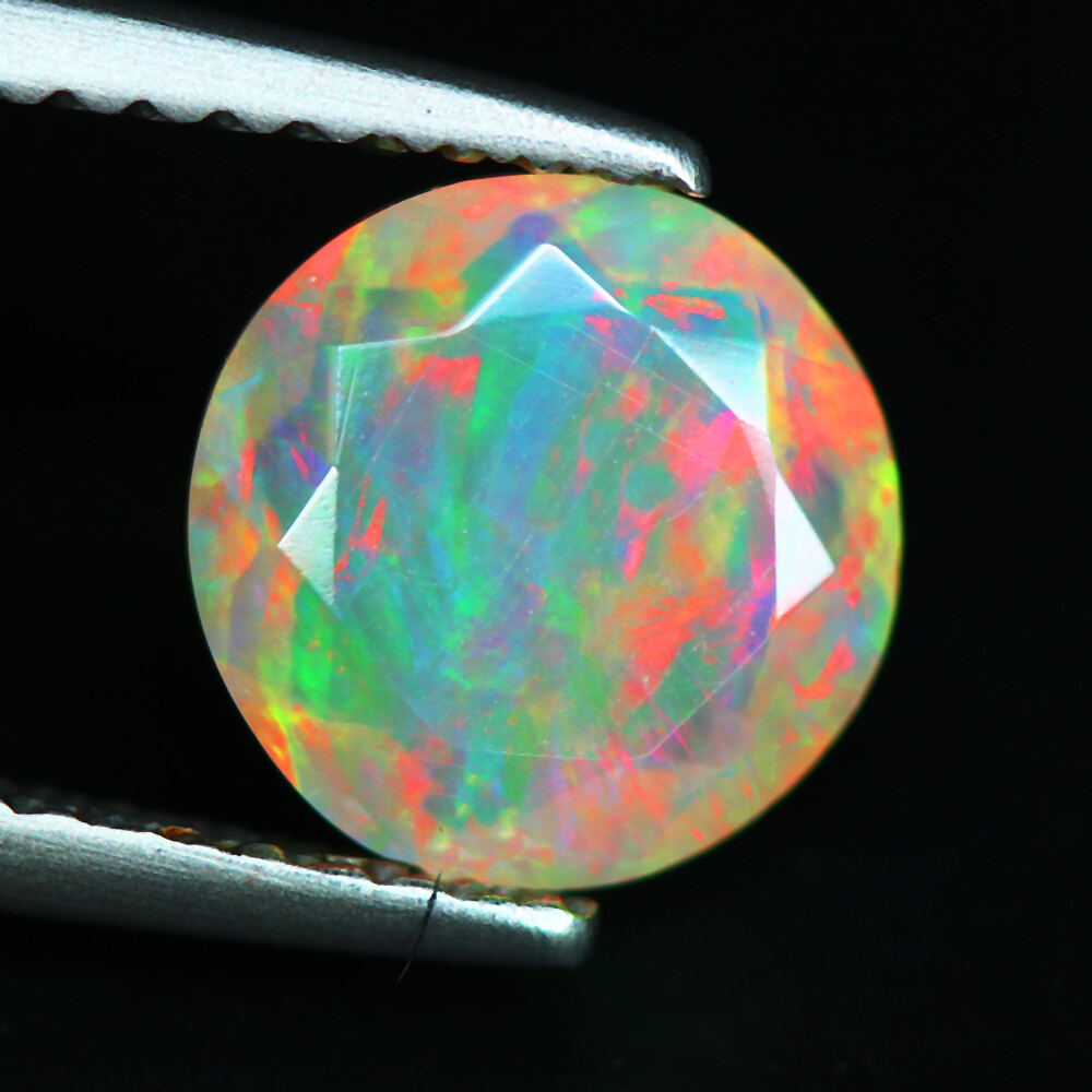 0.84 Cts_Extraordinary_100 % Natural Untreated 3D Harlequin Flash Welo Opal