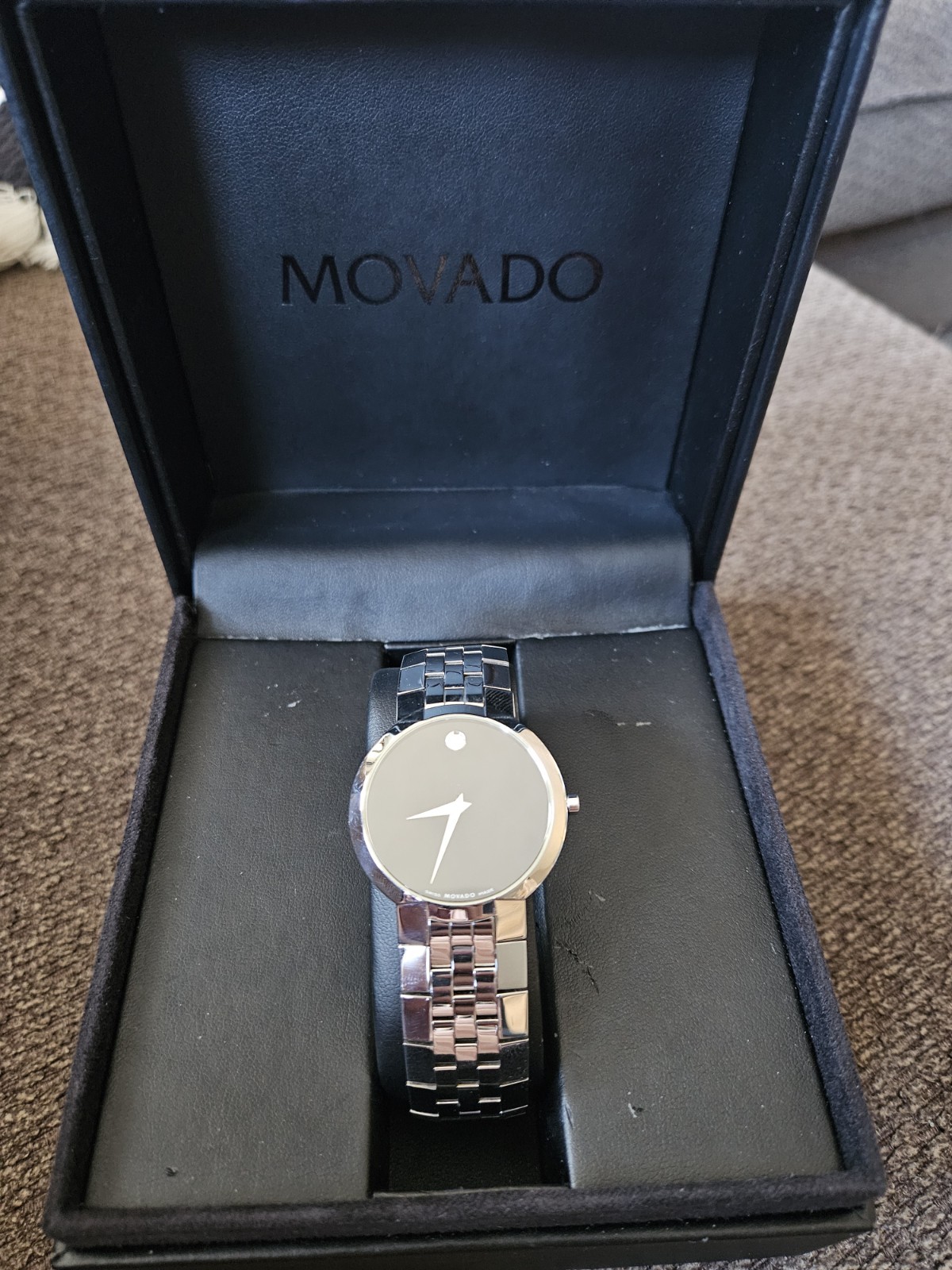 Movado GTS Faceto Ultra Thin Stainless Steel Brand New W/O Tags