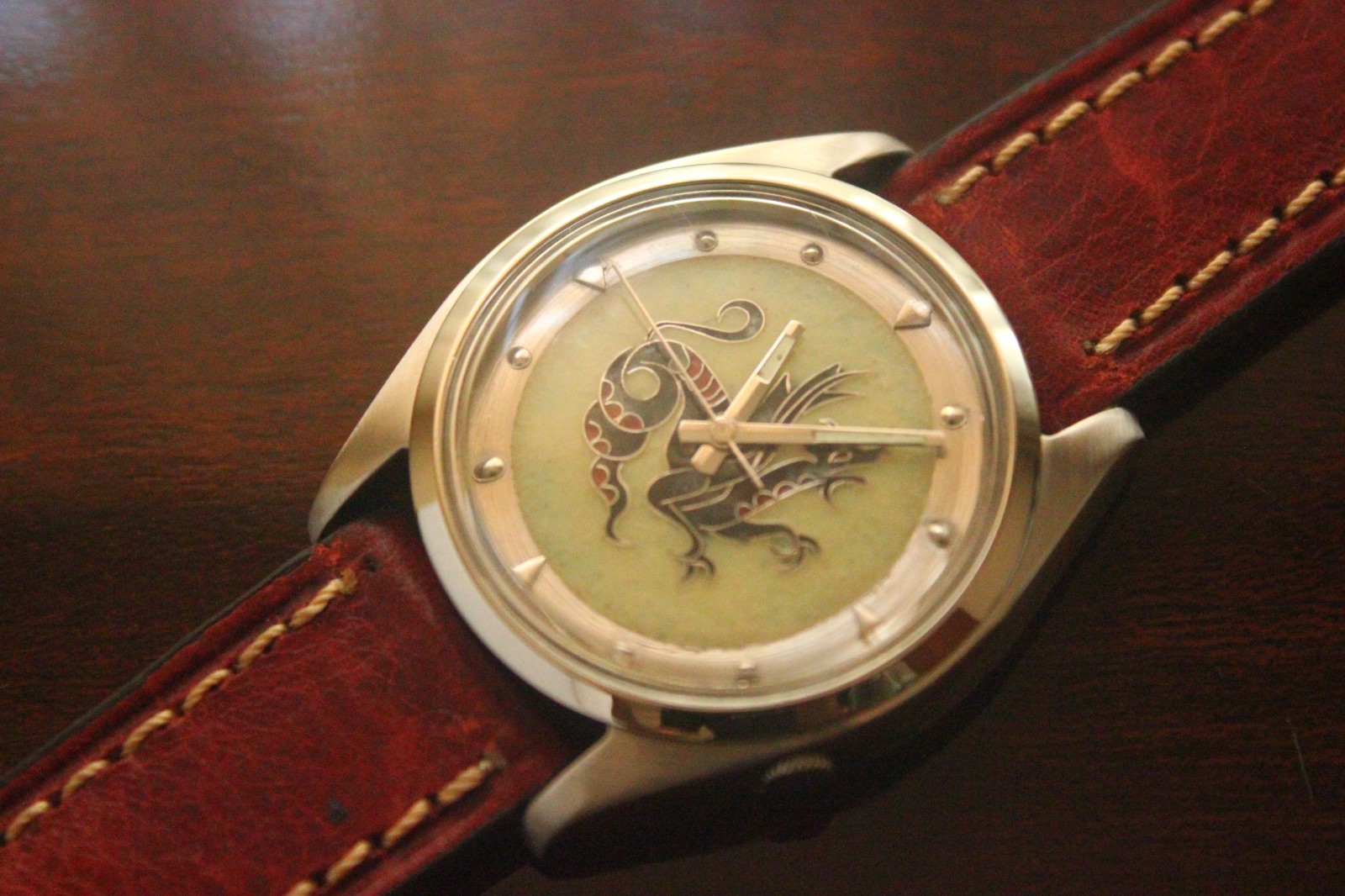 Seiko Custom Enamel Cloisonne watch