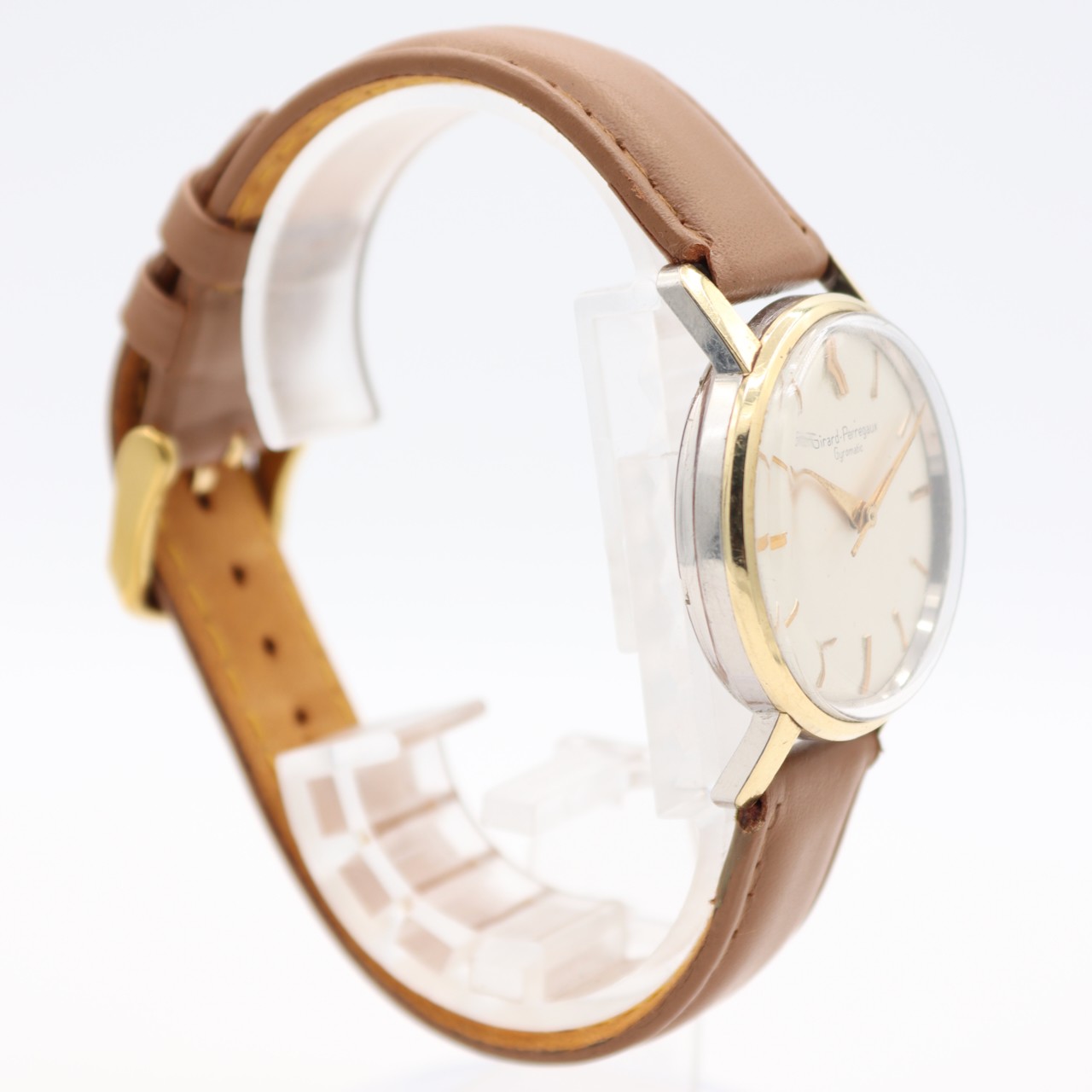 Vintage 32mm Girard-Perregaux Gyromatic Automatic Wristwatch Gold Capped