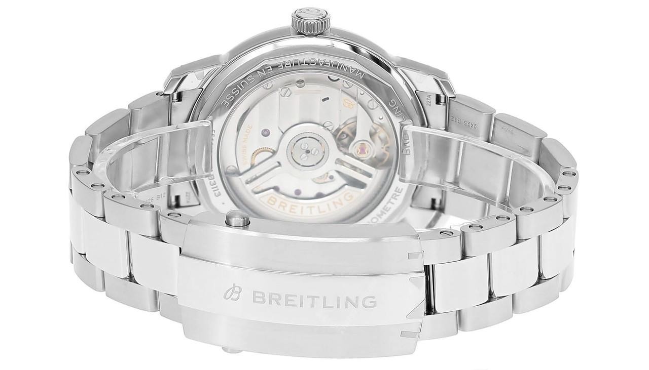 BREITLING Top Time B31 Automatic 38mm Green Dial SS Men’s Watch AB3113171L1A1