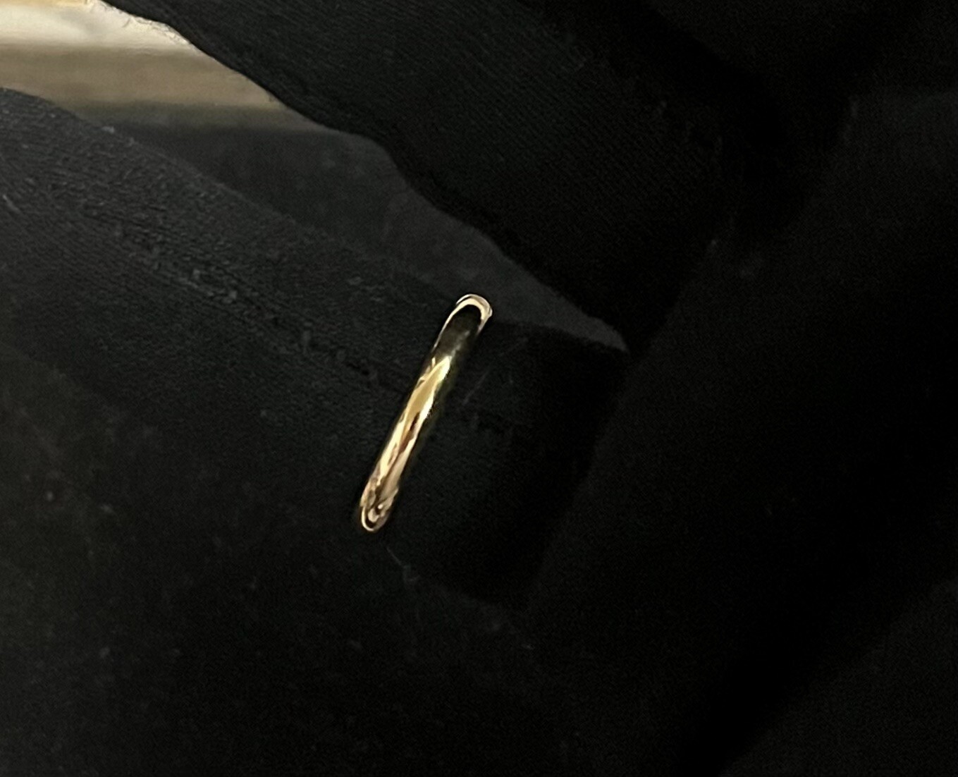 Elegant 10k Gold Filled ring Sz 6 Plain Wedding Band 2.9mm gf Victorian CLEAN