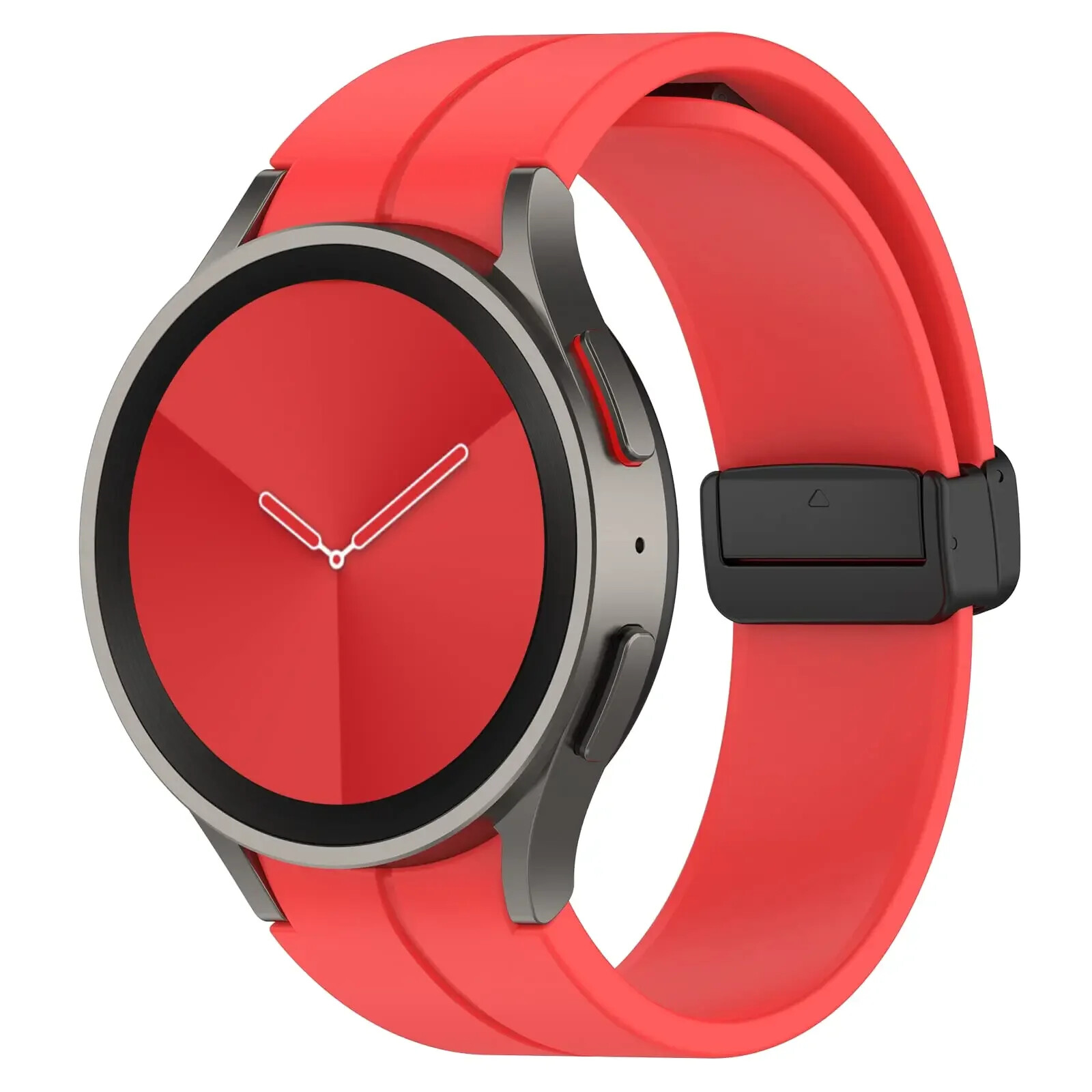 Magnetic Silicone Band Strap For Samsung Galaxy Watch 5 Pro 45mm 4 40 42 46 44mm