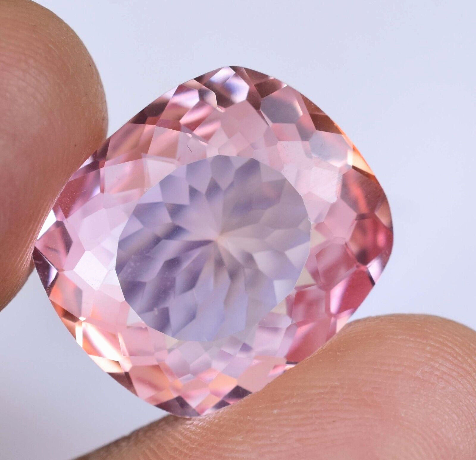 Natural imperial Topaz 23.95 Ct Cushion Stunning Flawless AGL Certified Gemstone