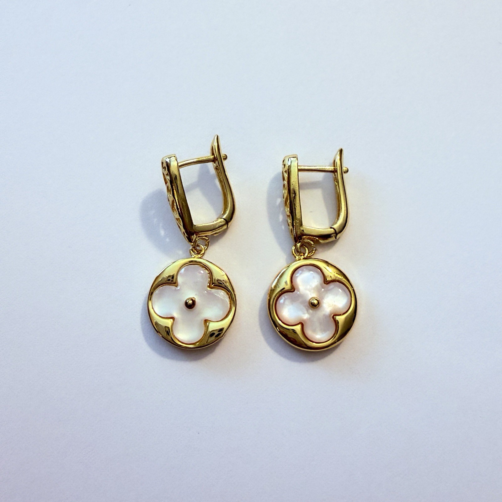 Designer Gold Filled Earrings Made From Charms Zipper Pulls Upcycled CUTE!
