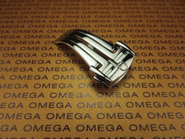 New 16 mm Authentic OMEGA Stainless Steel Deployment Buckle Polish 16 94521613