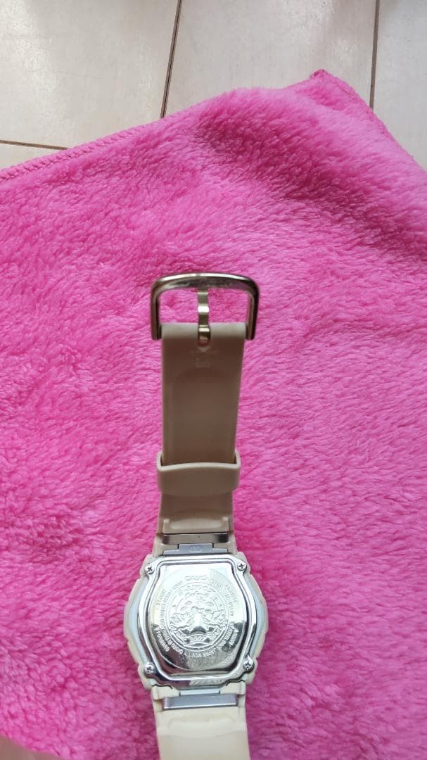 BABY-G ladies wristwatch limited model angel and devil white some scratches