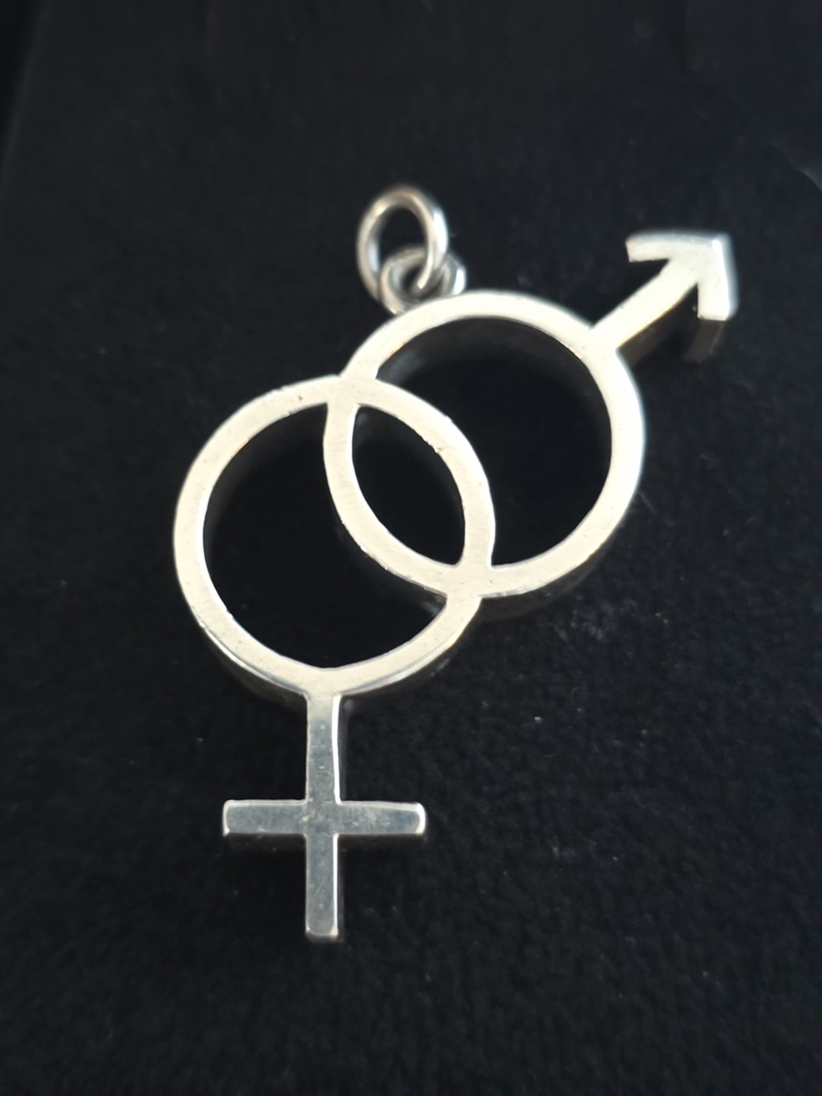 Vintage James Avery Mars Venus Male Female Pendant Zodiac Astrology RARE RETIRED