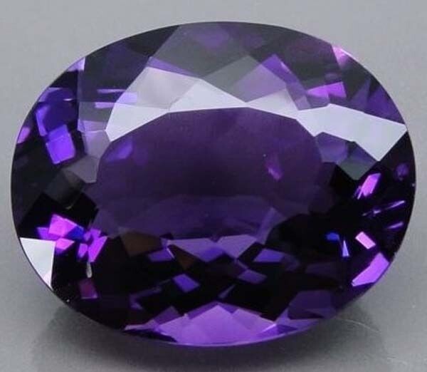 Wonderful Amethyst Size 12-14 Ct EGL Certified Natural Oval Cut Loose Gemstone