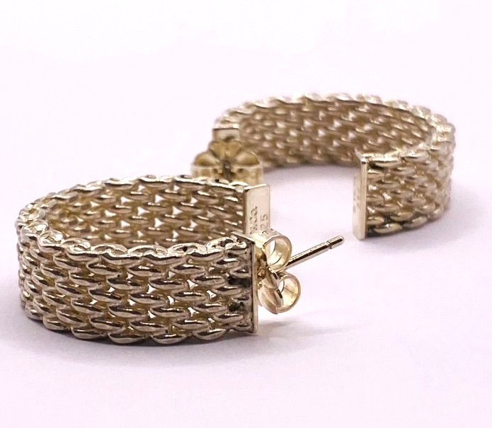 Tiffany & Co Somerset Earrings Hoops 22.5MM