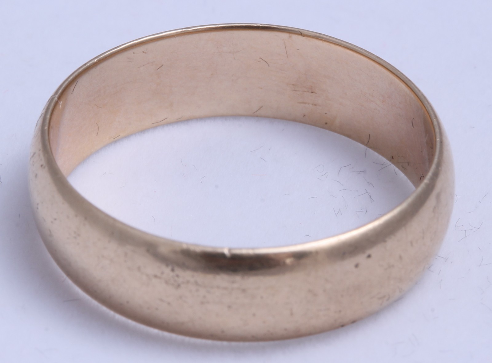 10k Gold 6.00 g Yellow Gold 6.5 mm Band Ring Size 11.75 Antique Classic