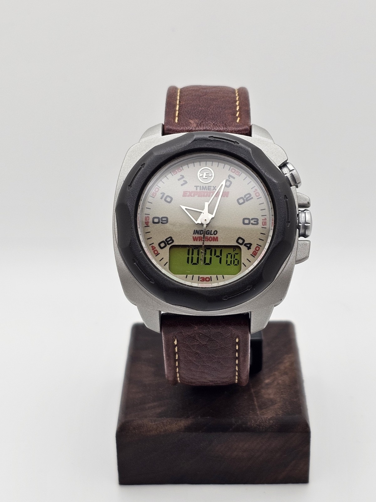Neo-vintage 2001 Timex Expedition”I Control”Men Indiglo Analog/Digital Watch🔥👀