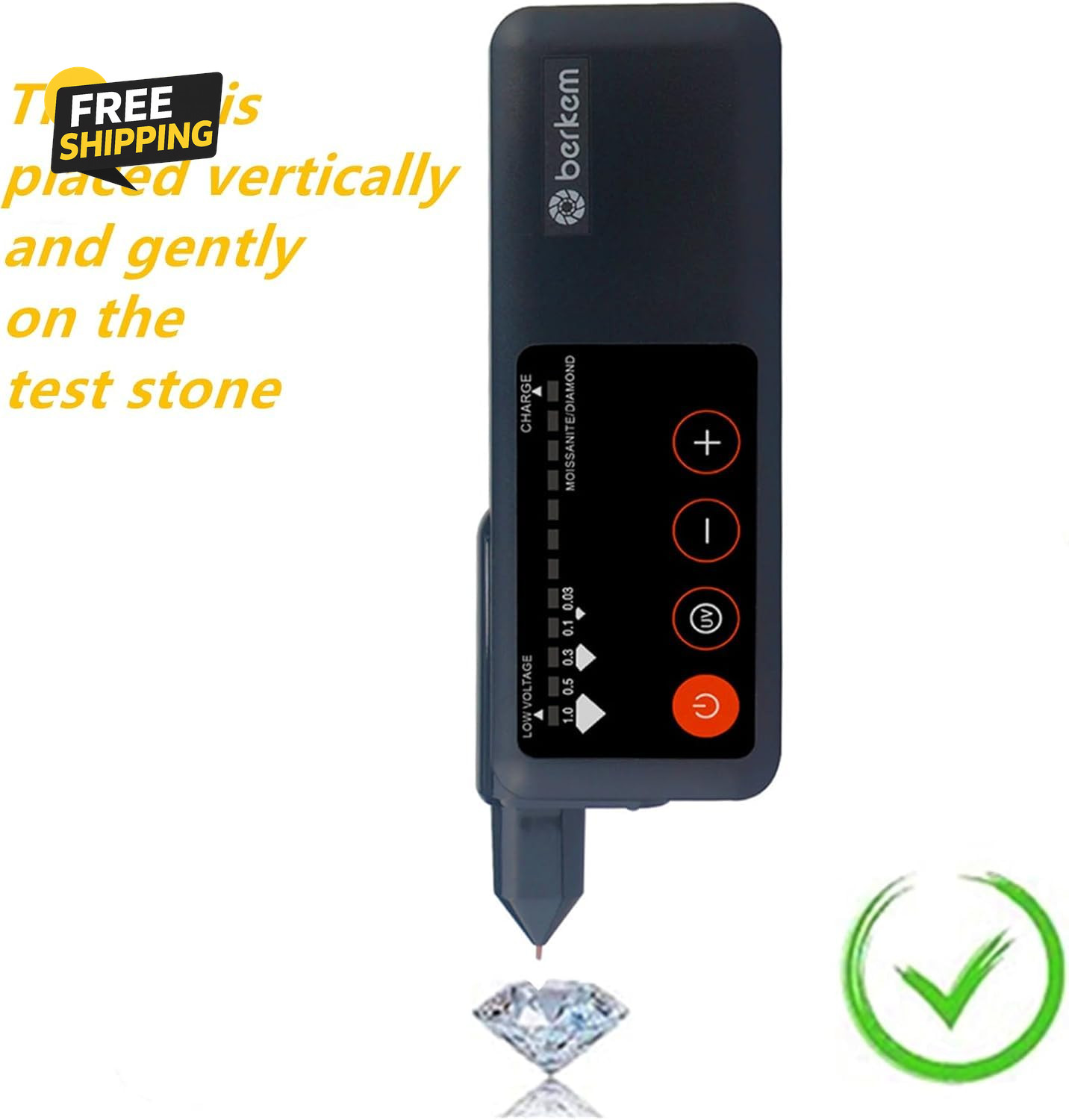 Professional Diamond Tester Rechargeable,High Accuracy Jewelry Diamond Tester
