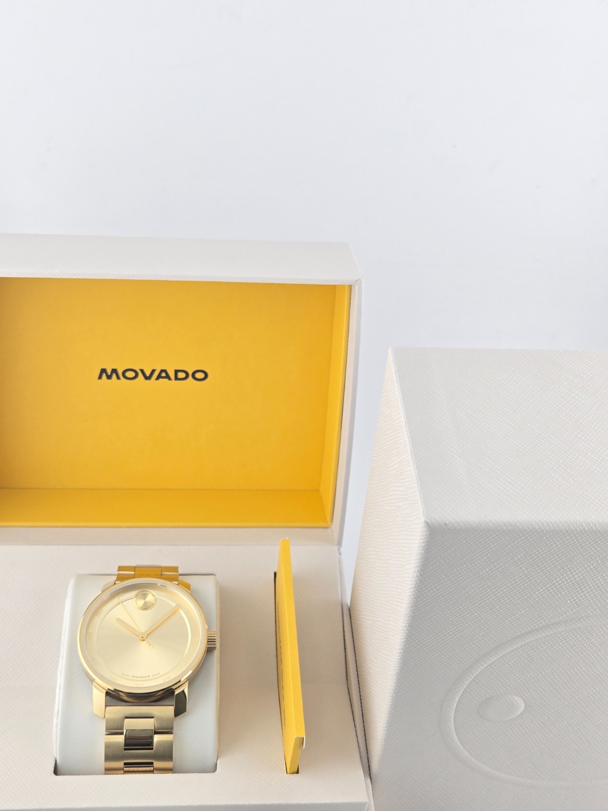 Movado Bold Access Gold Tone Stainless Steel Men’s Watch – 3600912 ($795 MSRP)