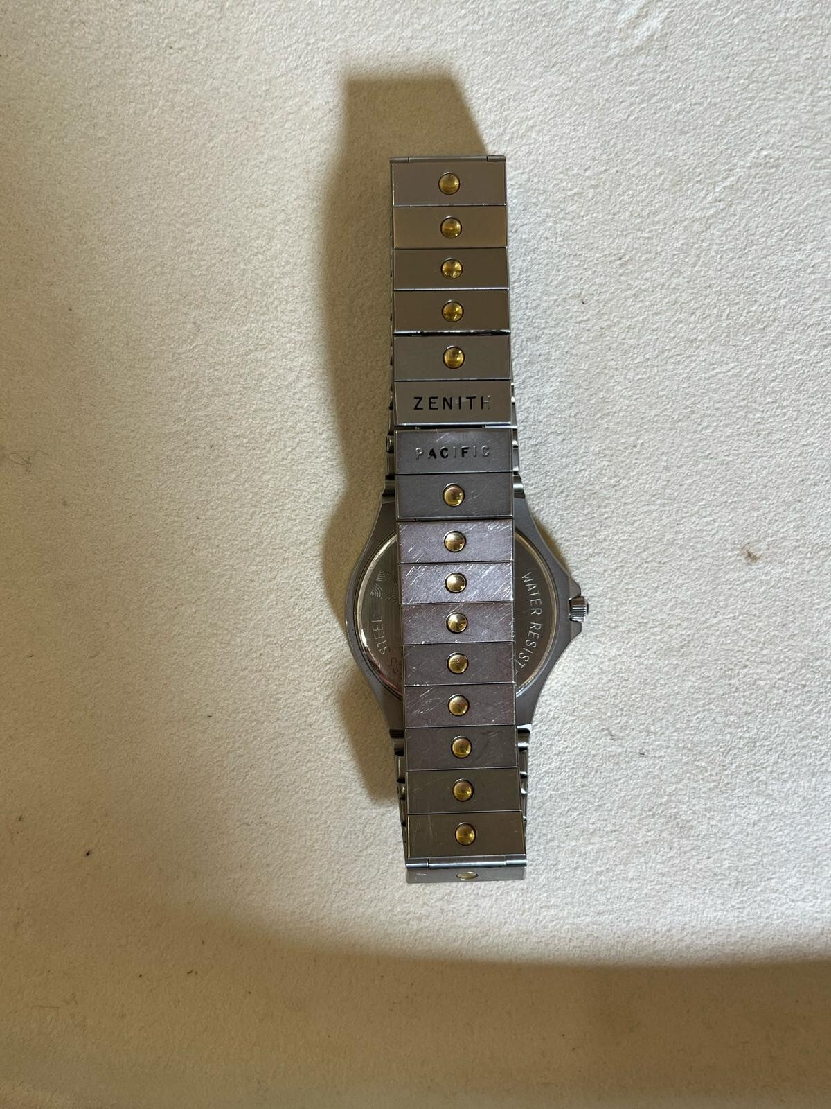 Zenith Pacific 89.0020.615 Steel and Gold Watch, Overhauled, Excellent Condition