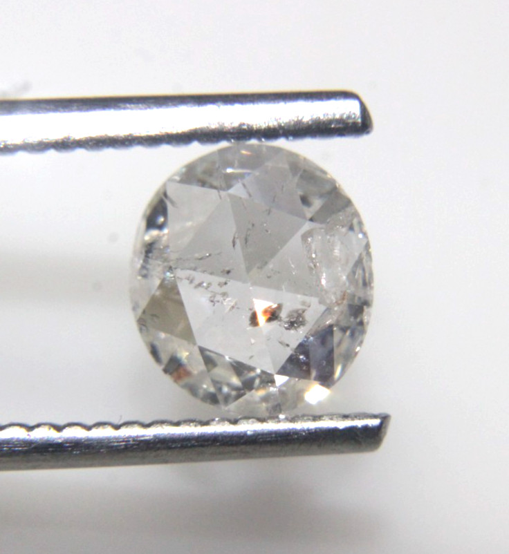 1.21Cts G-H Color Si-I White Round Rose Cut Diamond Natural 7.30-6.85×2.60 mm