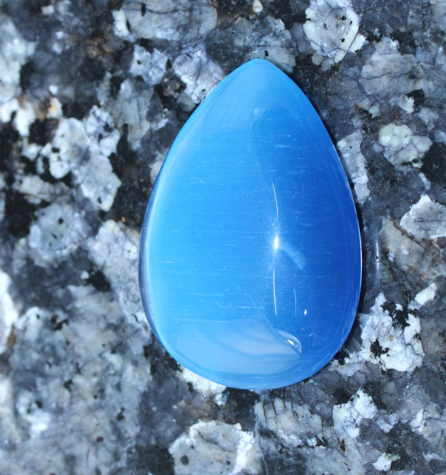 Certified 170.25 Ct Natural Blue Cat’s Eye Pear Gems T37327 Father’s Day Offer