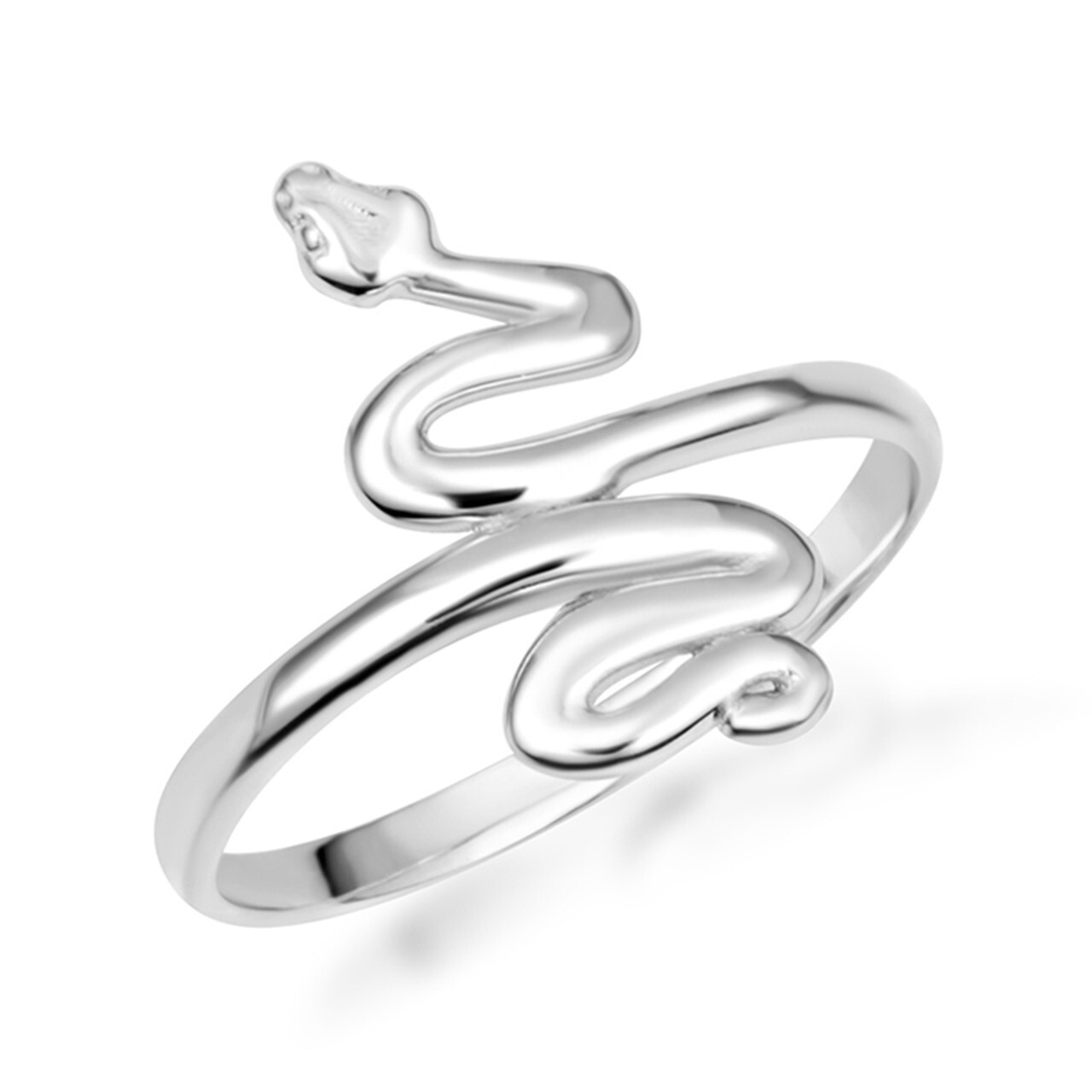 Gold Coiled Snake Band Ring (Available in Yellow/Rose/White Gold)