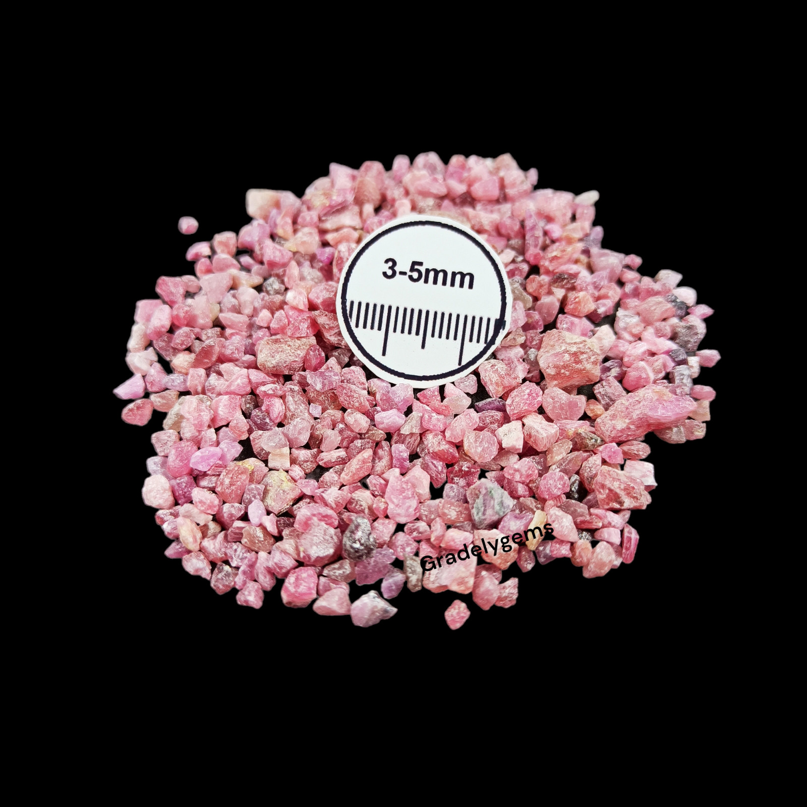 Radiant Ruby Gemstone Crushed Powder – Intense Red Hue for Resin Art, DIY Crafts