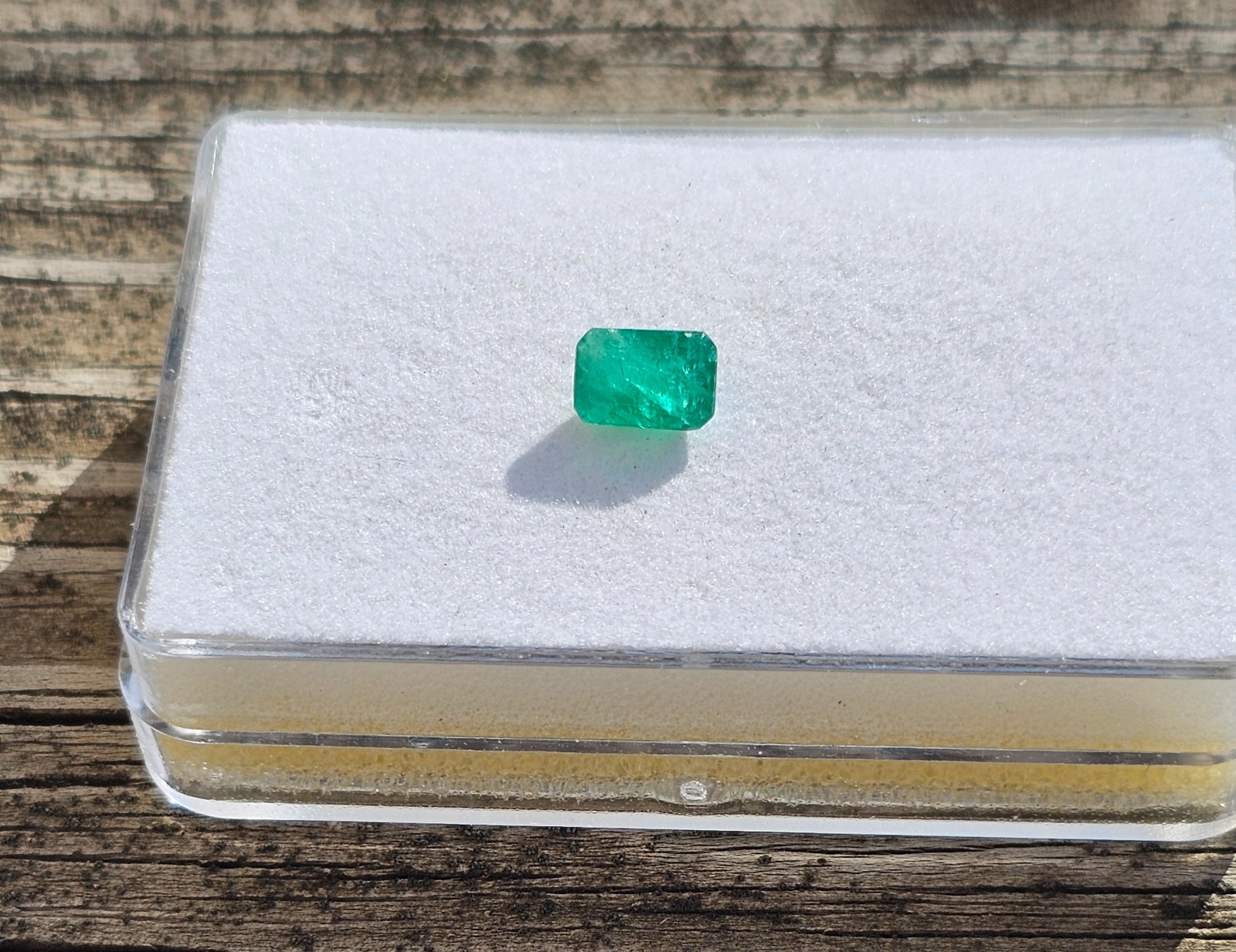 Emerald 6.9×4.7mm Emerald Cut Loose Gemstone!