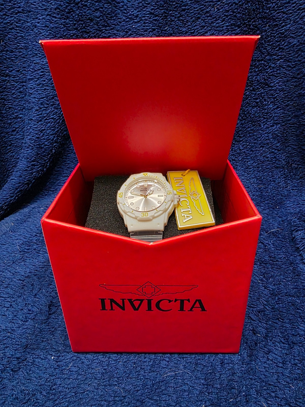 Invicta Celestial Cloud Women’s Watch 35mm Transparent White 49204 New Box