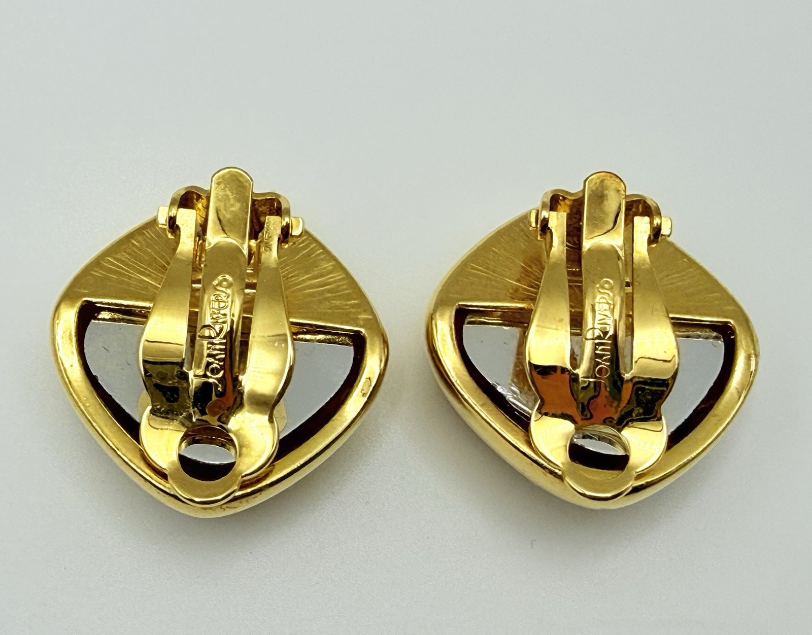 Joan Rivers Pendant & Earring Set Vintage Faux Citrine w/Interchangeable Jackets