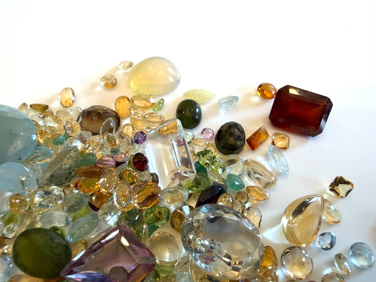 164 CARAT GEM LOT NATURAL UNTREATED GENUINE LOOSE GEMSTONES