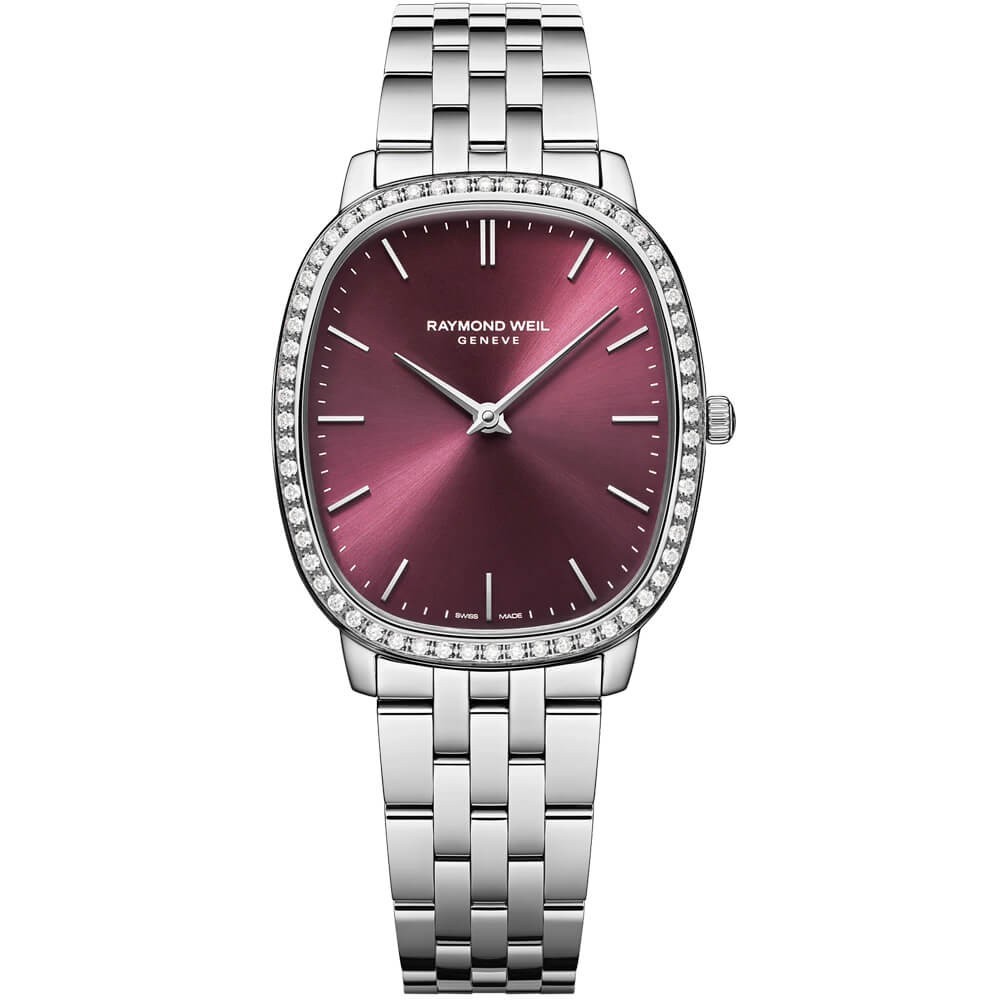 Raymond Weil Toccata Heritage Red Grape Dial Women’s Quartz Watch 5280-STS-45001