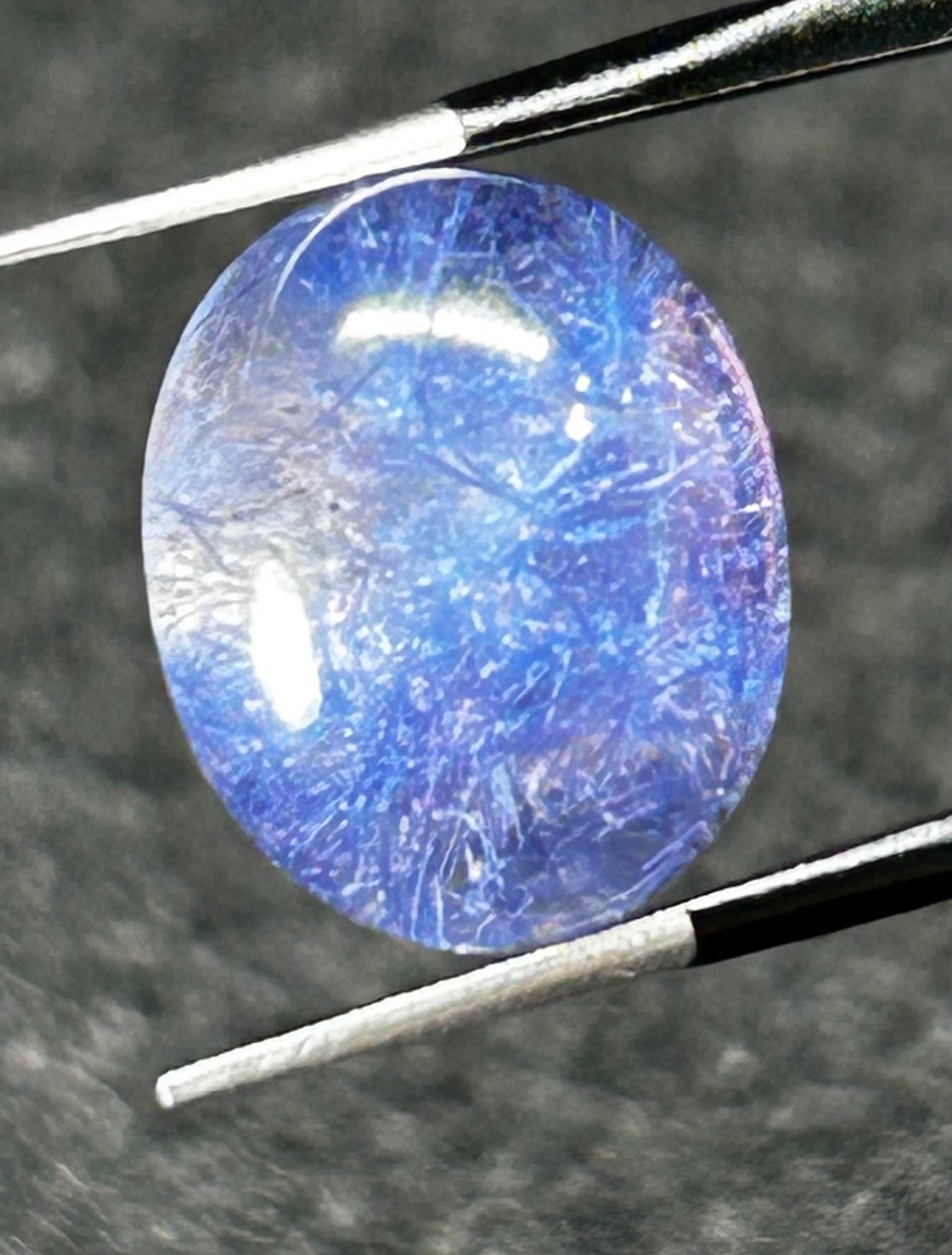 LPDS-1 Dumortierite in Quartz blue 6.40ct 12x10x7mm rough dumo