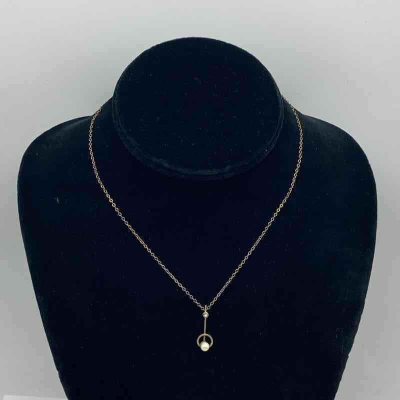 Vintage 12K Gold Filled Pearl Necklace Heart Locket Stick Pin Lot 8 13.6g