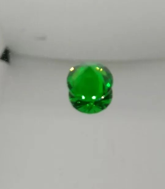 Tsavorite Green YAG 8 mm Round Brilliant Minimum 2.50 Carat Flawless Gem