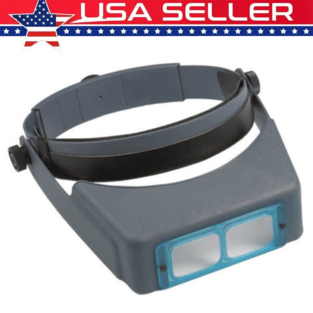 Head-Mounted Magnifier with Interchangeable Lenses for Jewelry and Crafts Top