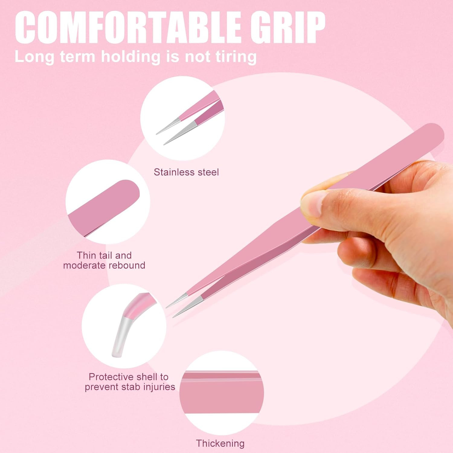 Industrial Tweezers,For Craft,Soldering, Laboratory Work, Jewelry-Making,For Mod